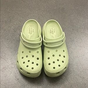 CROCS Kids Light Green Sandals